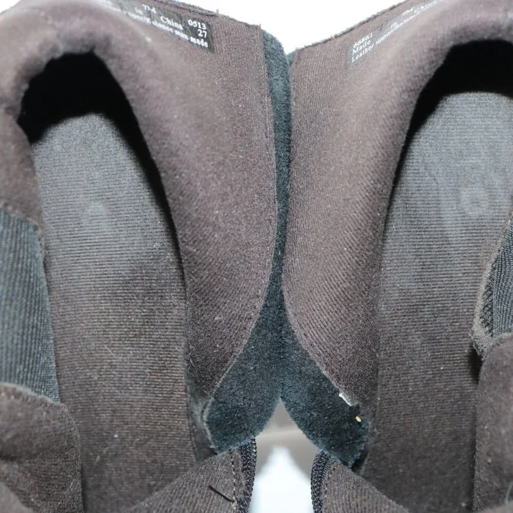 Clarks Women's Pause Camelia Boot Size 7 Chelsea Black Suede Block Heel Comfy - Picture 11 of 13